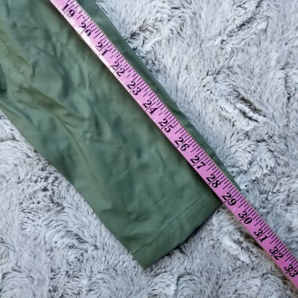 H&M Logg Label Of Graded Womens Rain Jacket Slicker Size Small Green Coating - Picture 7 of 11